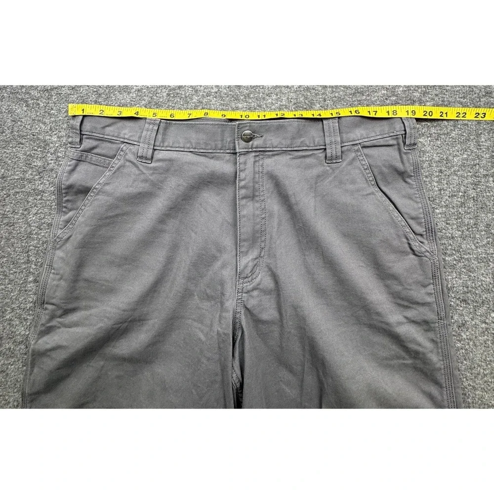 Carhartt Shorts Men's Sz 38 Gray Rugged Flex Relaxed Fit Canvas Work‎ 102514